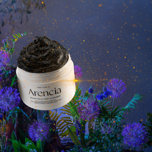Arencia Black Tea & Yuzu Rice Mochi Cleanser