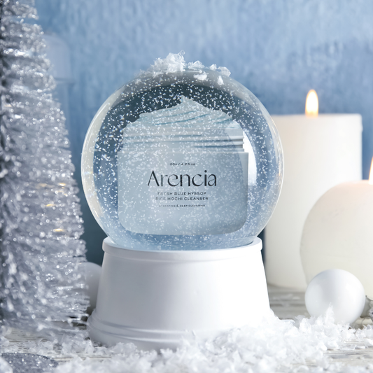 Arencia Fresh Blue Hyssop Rice Mochi Cleanser