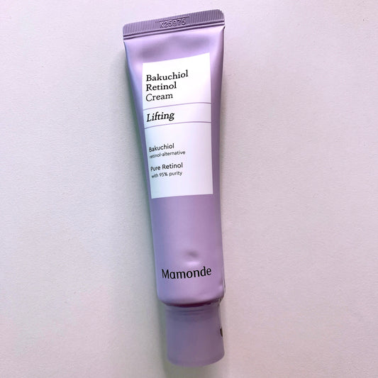 Mamonde Bakuchiol Retinol Cream fights the early signs of aging, wrinkles and fine lines with this natural plant-derived Bakuchiol.