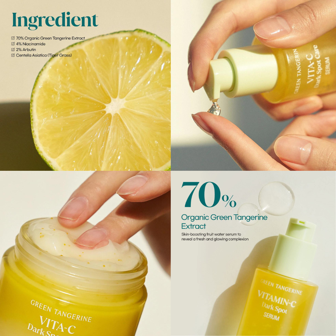 Green Tangerine Vita C Dark Spot Serum + Cream