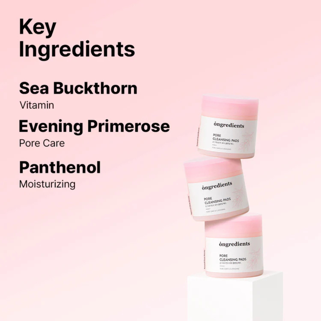Pore Cleansing Pads Exfoliating Face Wipes