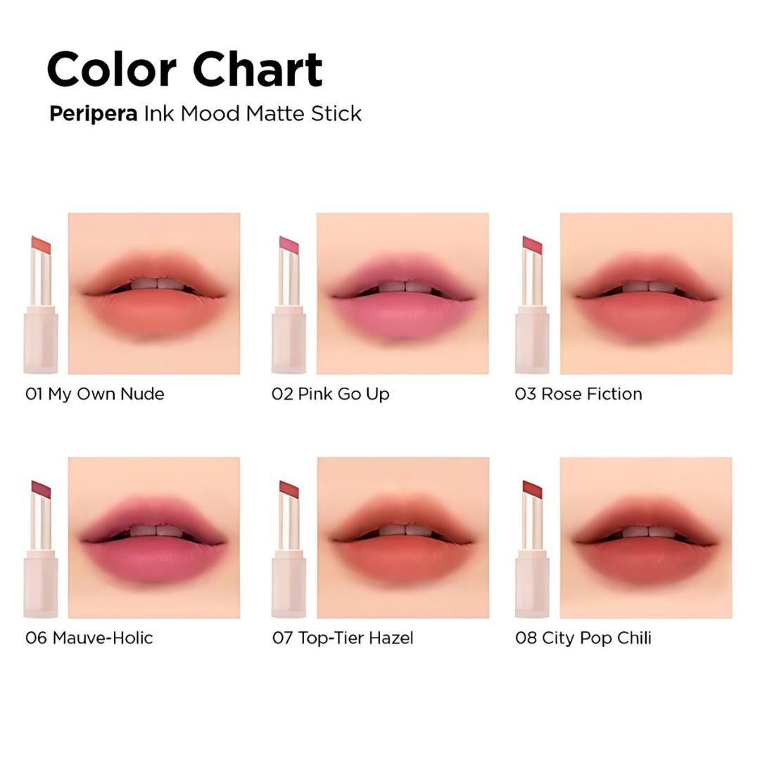 Ink Mood Matte Sticks - 4 Colors