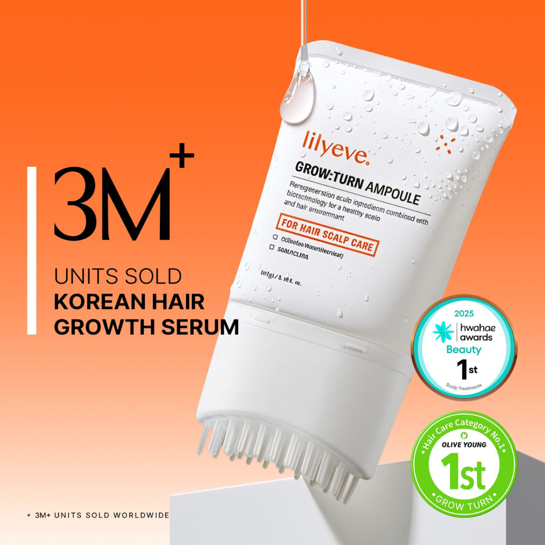 Growturn Hair Growth Serum with Built-in Brush
