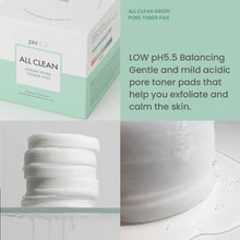 Load image into Gallery viewer, All Clean Green Pore Toner Pad
