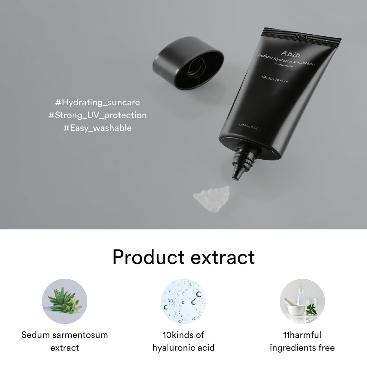 Sedum Hyaluron Sunscreen Protection Tube