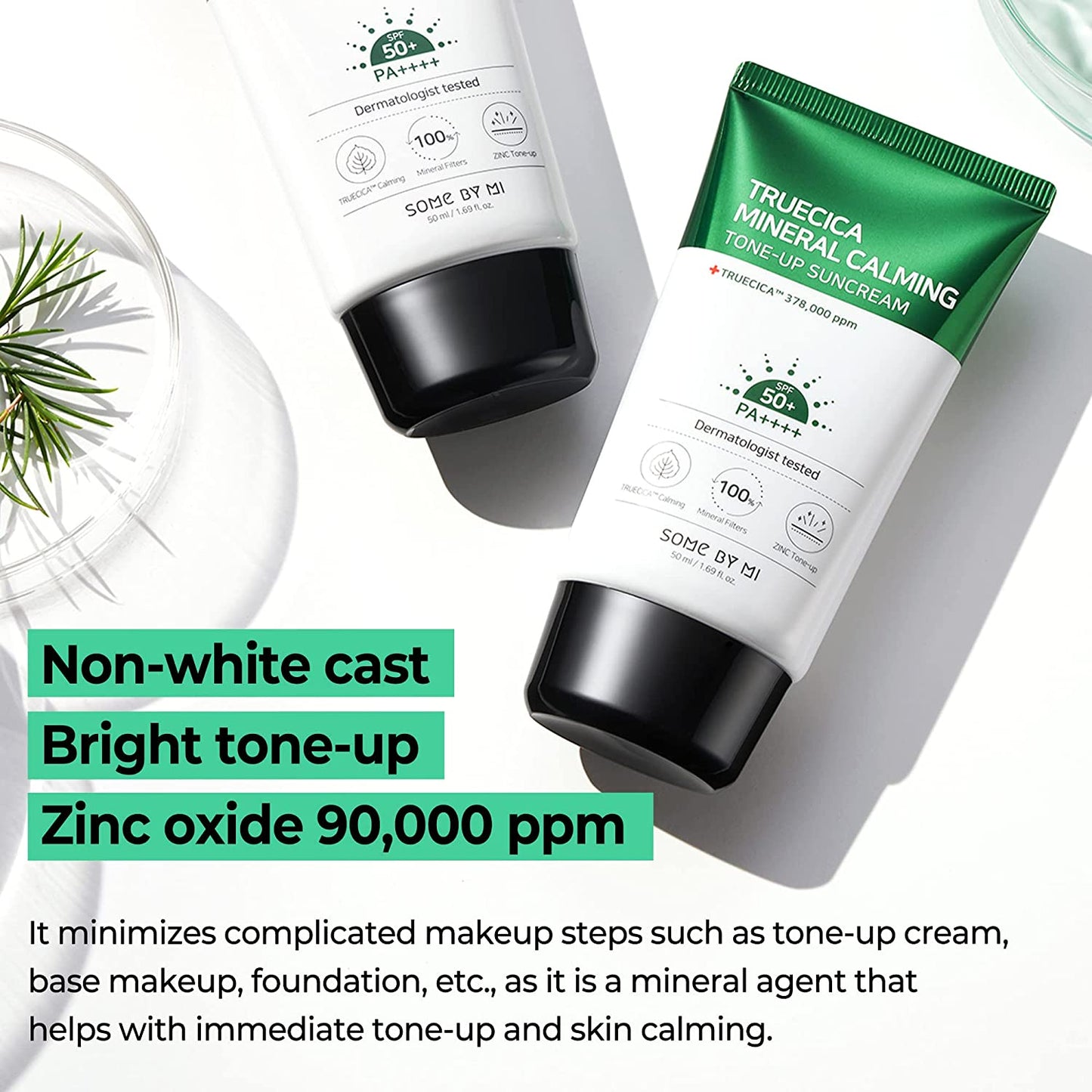 Truecica Mineral Calming Tone-Up Suncream