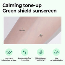Load image into Gallery viewer, Truecica Mineral Calming Tone-Up Suncream
