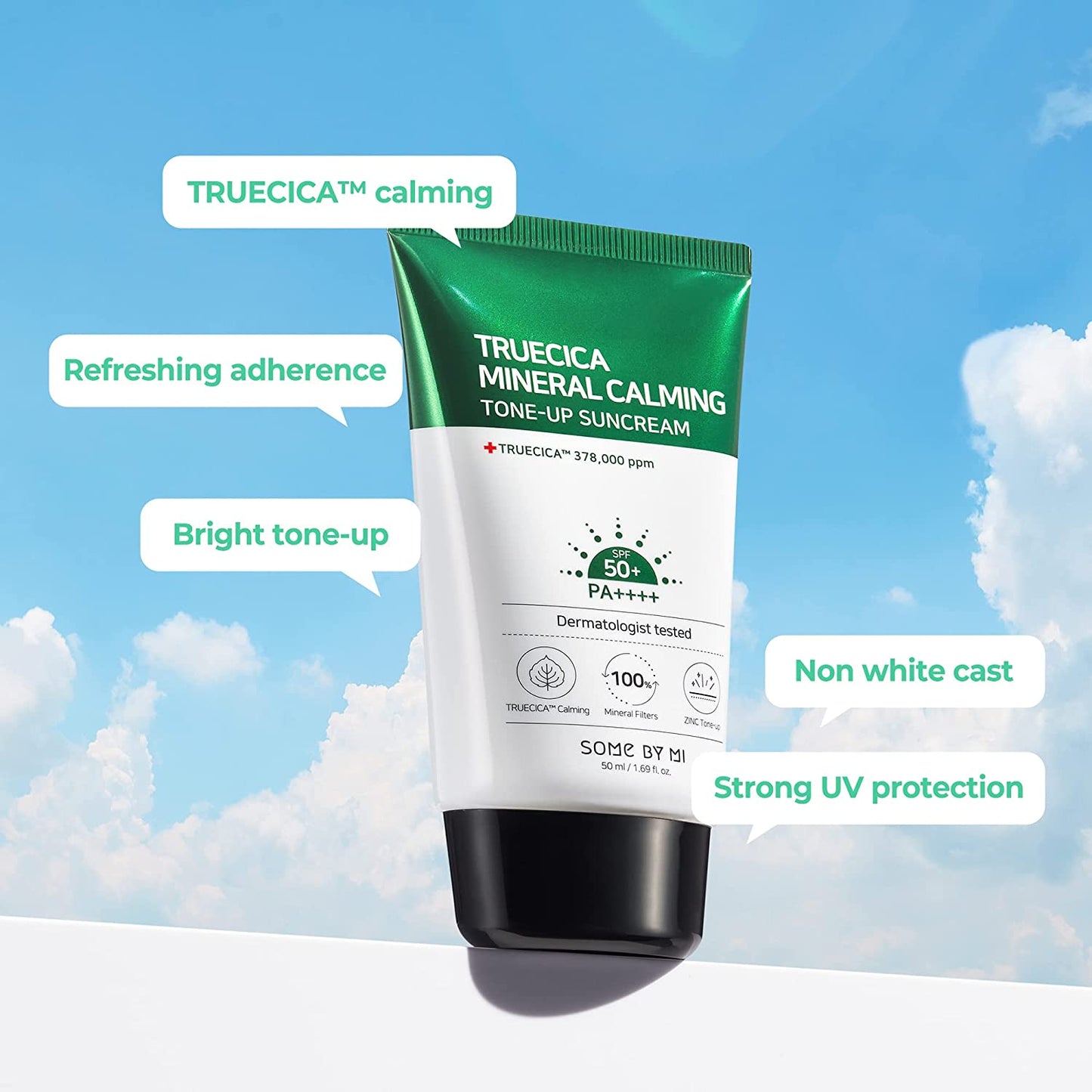 Truecica Mineral Calming Tone-Up Suncream