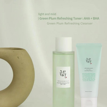 Load image into Gallery viewer, Green Plum Refreshing Cleanser + Green Plum Refreshing Toner
