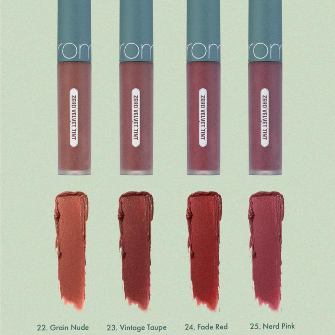 Zero Velvet Matte Lip Tints 20FW