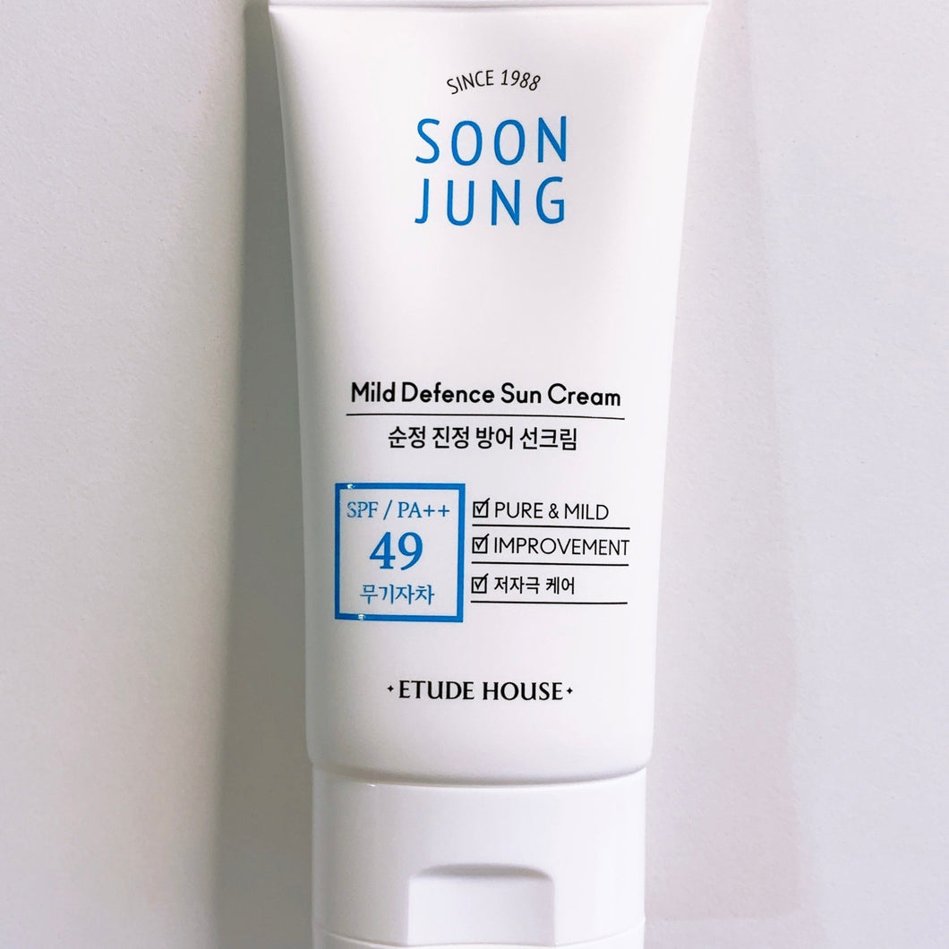 Soon Jung Mild Defence Sun Cream SPF49 PA++